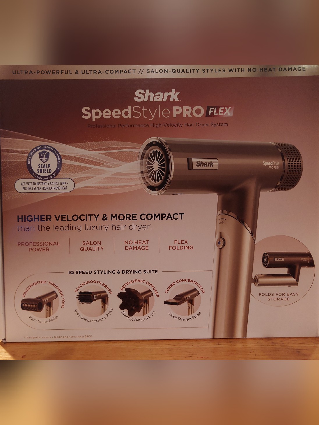 Shark Speedstyle Pro Flex Hair Dryer  Metallic Bronze